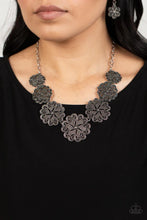 Load image into Gallery viewer, Basketful of Blossoms - Silver Necklace

