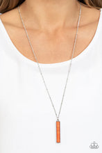 Load image into Gallery viewer, Rural Regeneration - Orange Necklace
