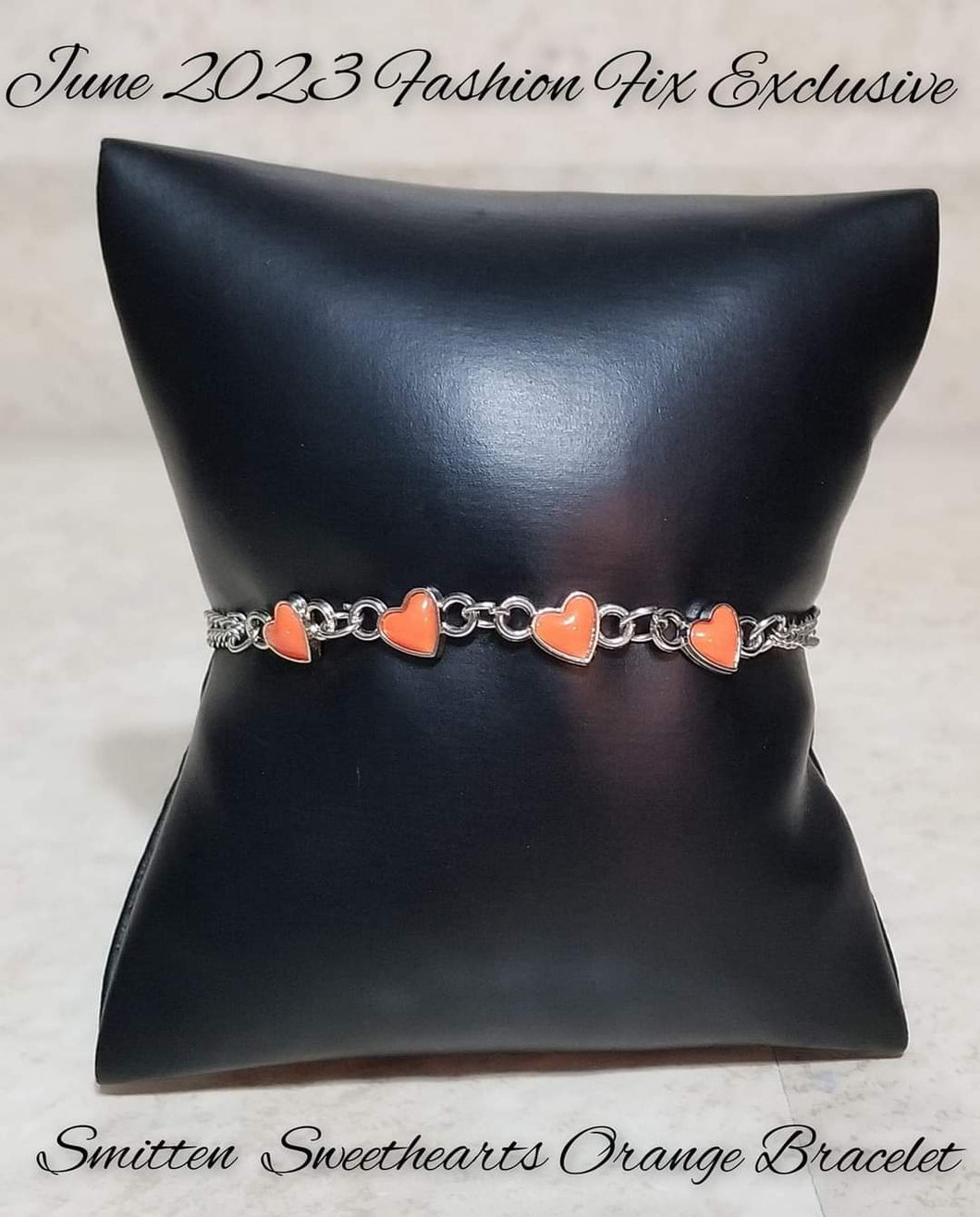 Smitten Sweethearts - Orange Bracelet