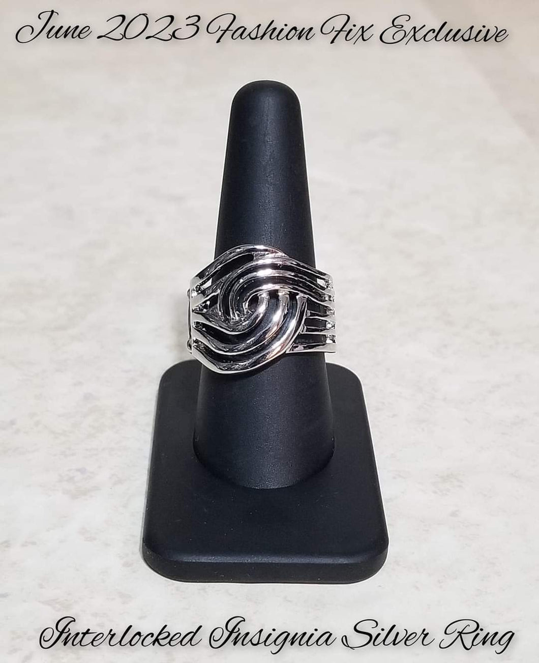 Interlocked Insignia - Silver Ring