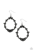 Load image into Gallery viewer, Sparkly Status - Black Earring
