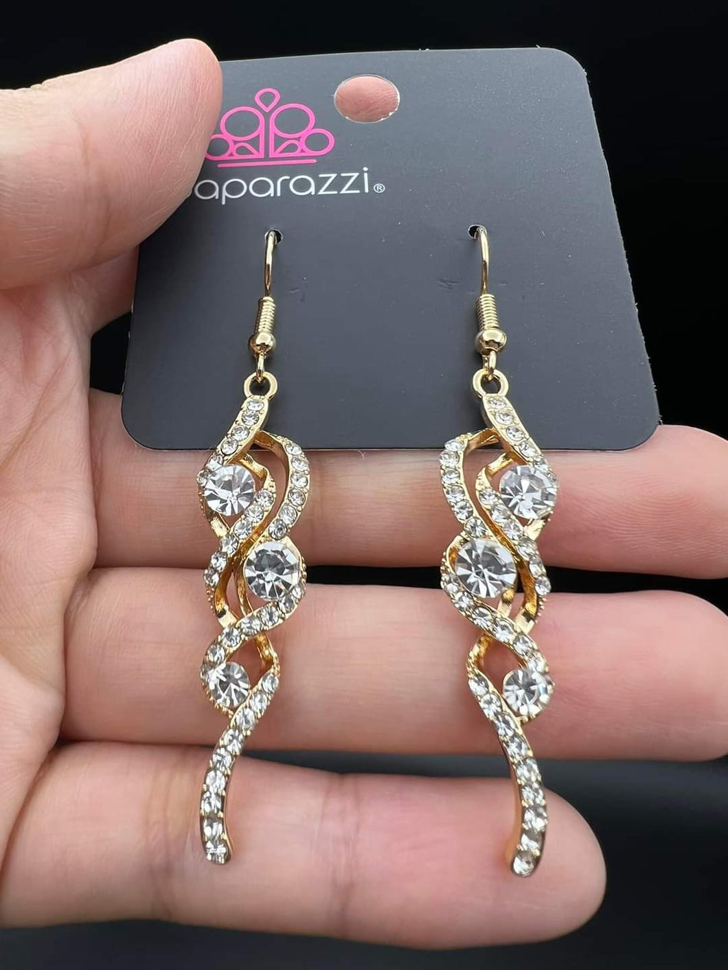 Highly Flammable - Gold Earring