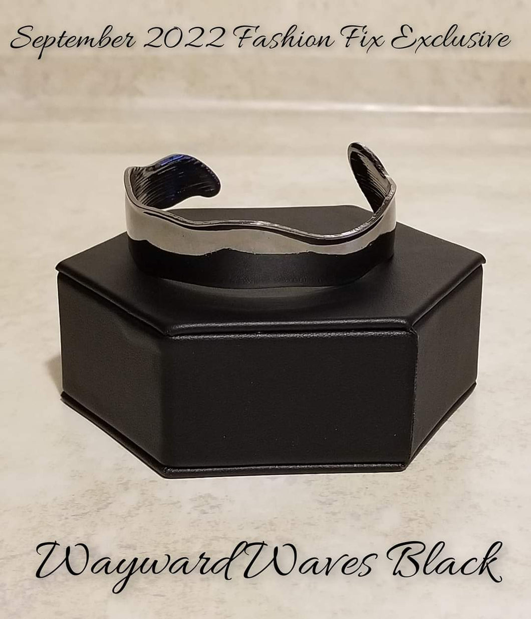Wayward Waves - Black Bracelet