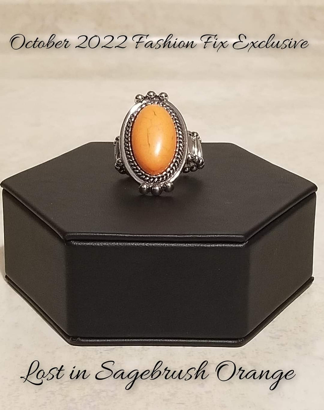 Lost In Sagebrush - Orange Ring