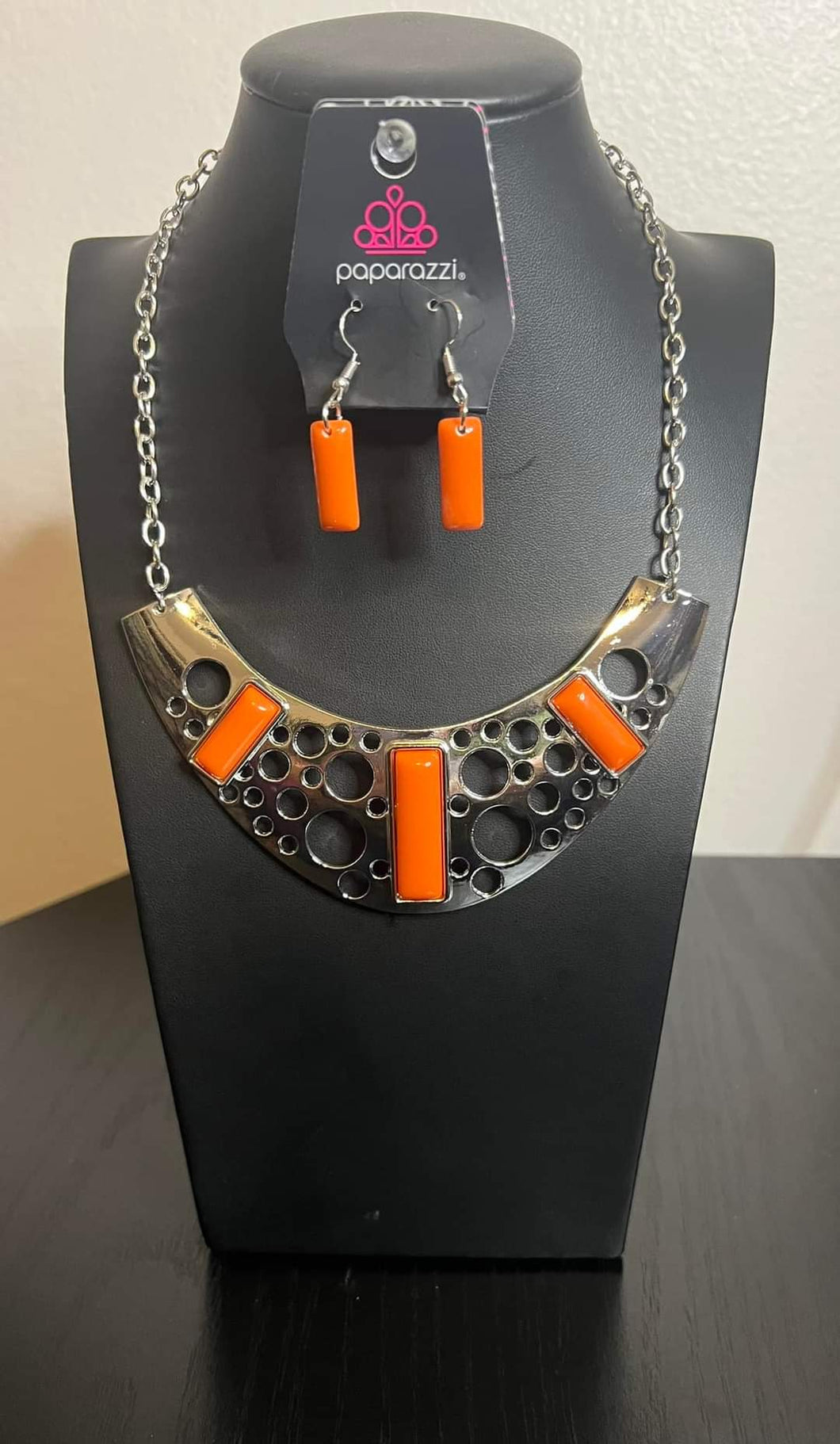 Real Zeal - Orange Necklace