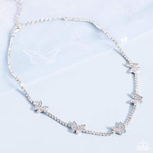 Load image into Gallery viewer, Fluttering Fanatic - White Necklace
